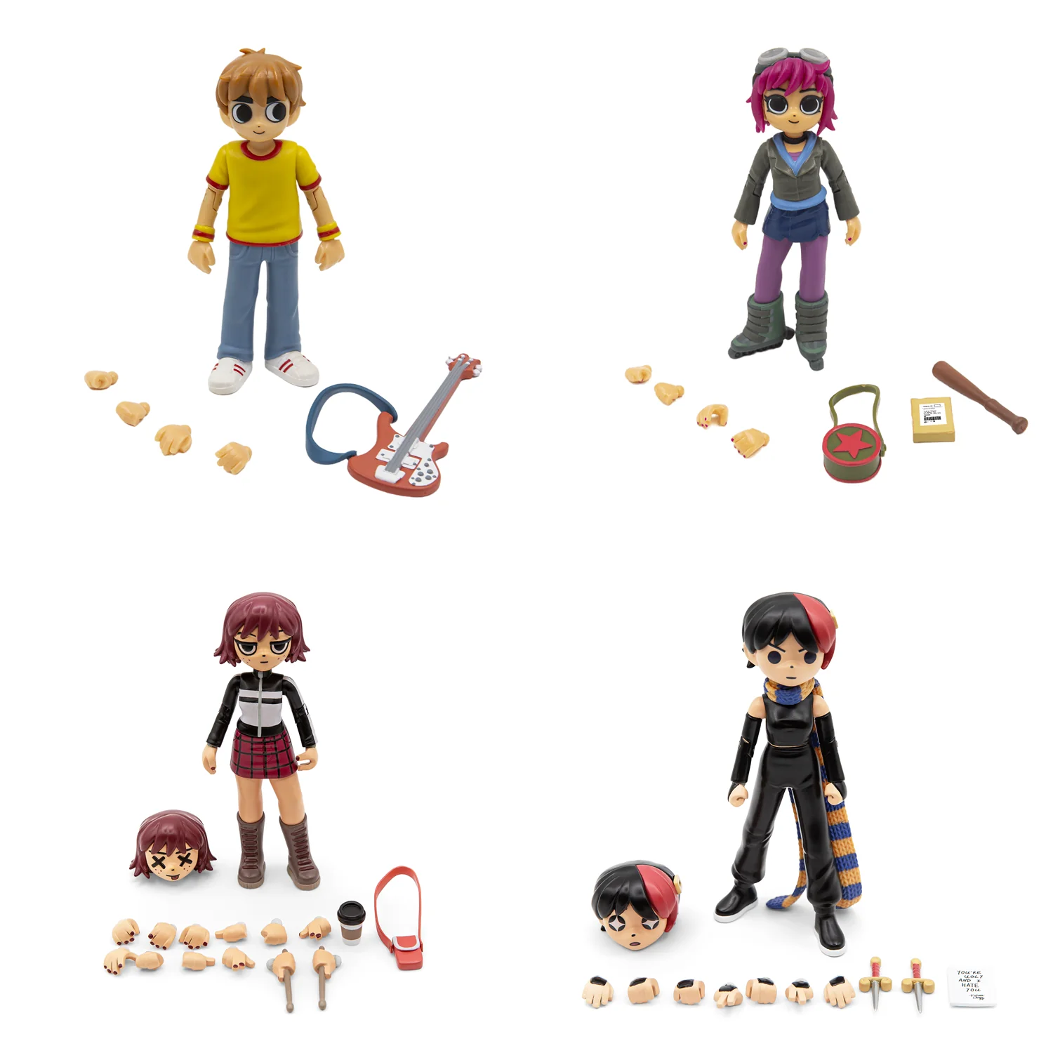 Scott Pilgrim & Ramona Flowers by Bryan Lee O'Malley ~ Collectible Figures